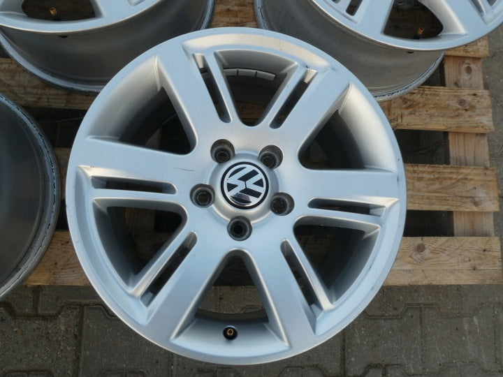 4x Alufelge 17 Zoll 8.0" 5x120 49ET Glanz Silber 2H0601025J VW Amarok Rim Wheel FEL7178571327wo