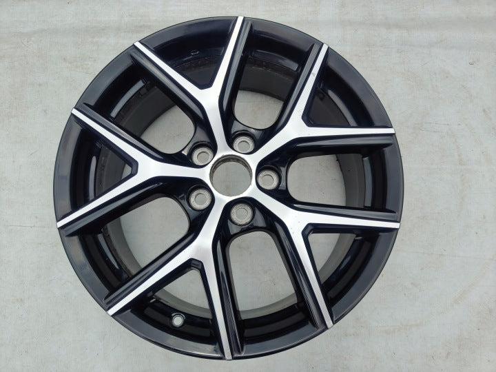 1x Alufelge 18 Zoll 7.5" 5x114.3 45ET Glanz Schwarz 42611-42690 Toyota Rav 4 FEL6071622777cc