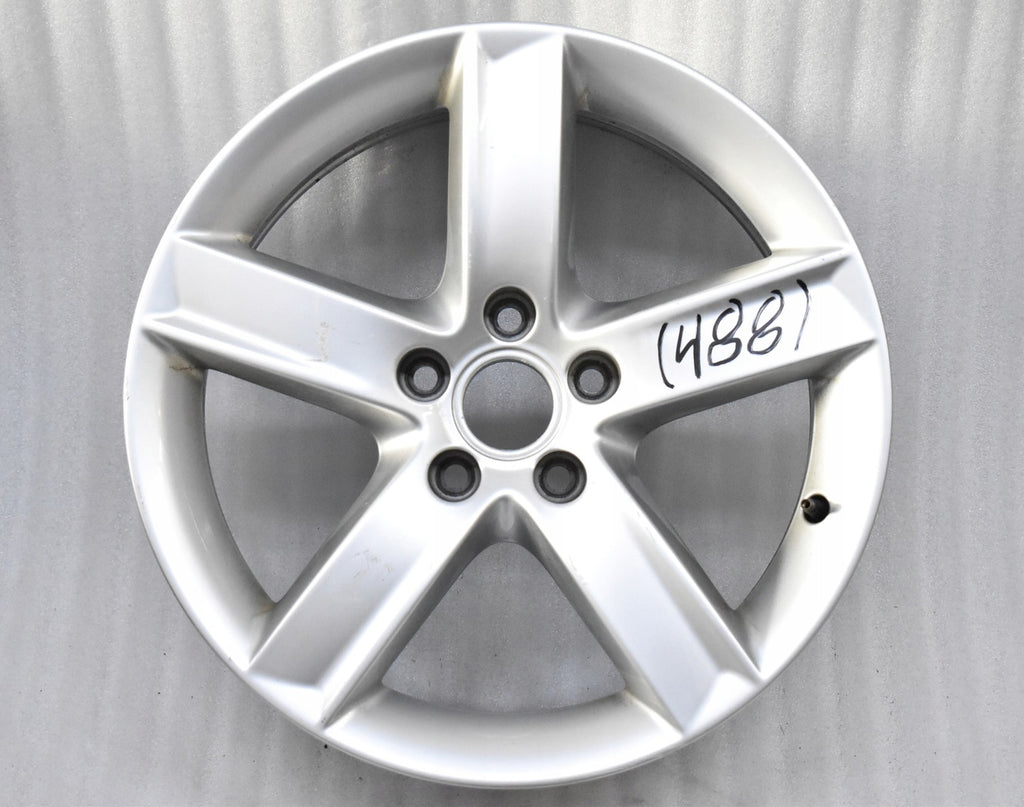 1x Alufelge 17 Zoll 7.0" 5x112 34ET Glanz Silber 4F0071497K Audi C6 Rim Wheel