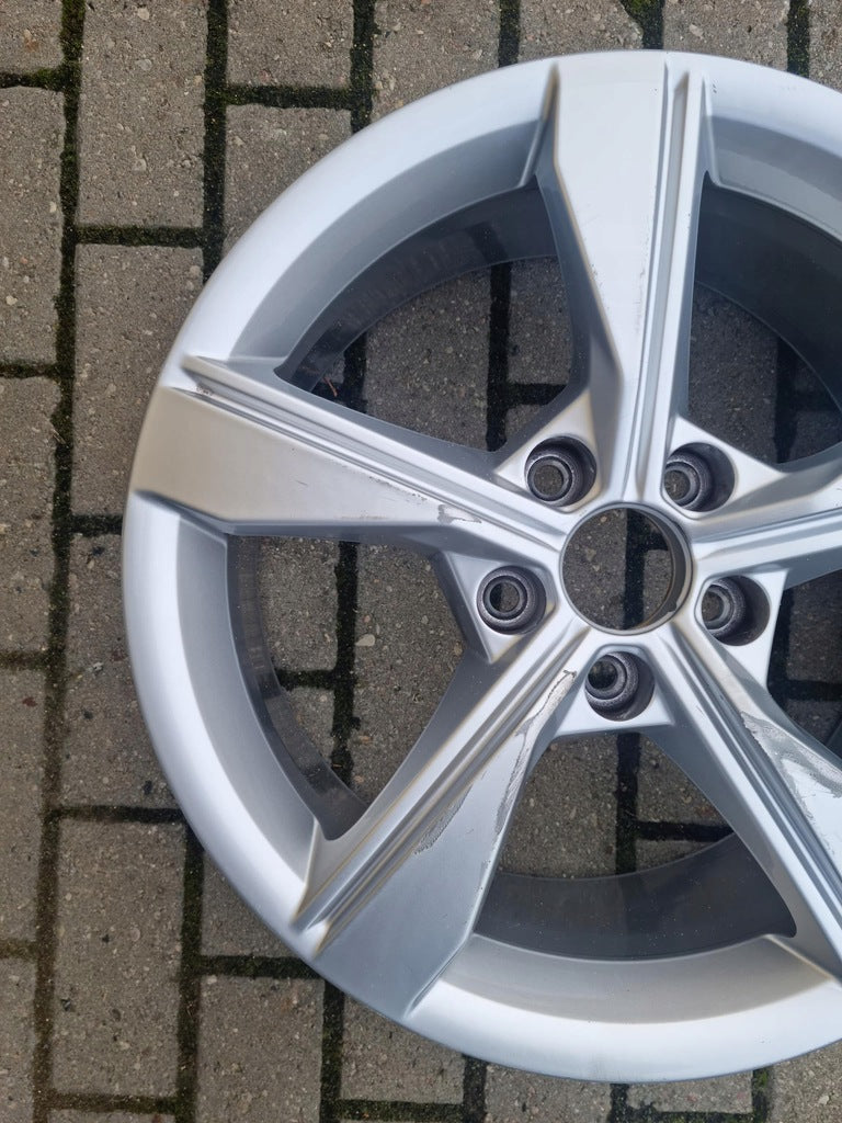 1x Alufelge 17 Zoll 7.5" 5x112 38ET Glanz Silber 8W0601025 Audi B9 Rim Wheel FEL4581604049zp