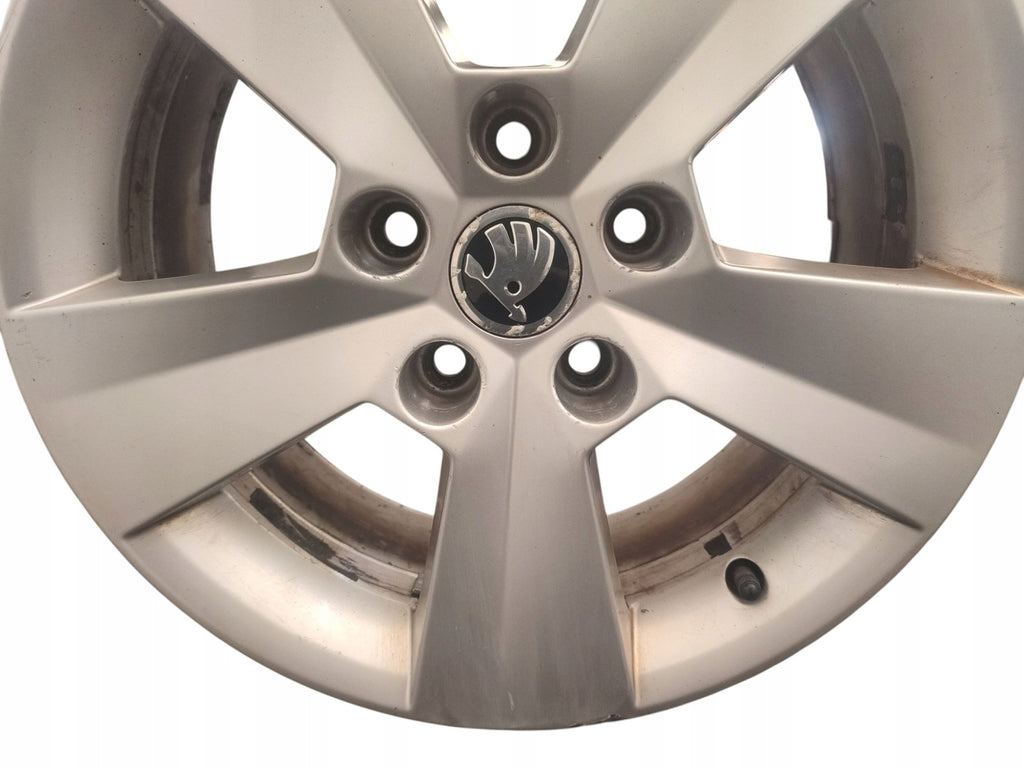 1x Alufelge 16 Zoll 6.5" 5x112 Silber 3V0601025 Skoda Superb Iii Rim Wheel FEL3917972544db