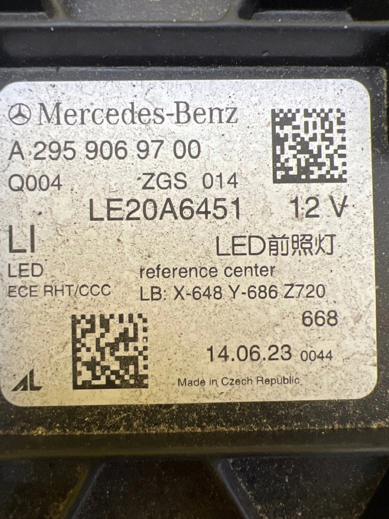 Frontscheinwerfer Mercedes-Benz Eqe A2959069700 LED Links Scheinwerfer Headlight SCH3820311850lg