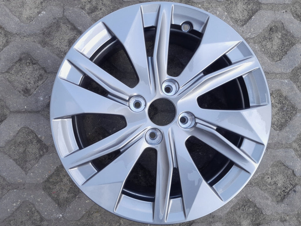1x Alufelge 16 Zoll 6.5" 4x108 32ET Glanz Graphit 9828185580 Peugeot 208 FEL9343170221mf