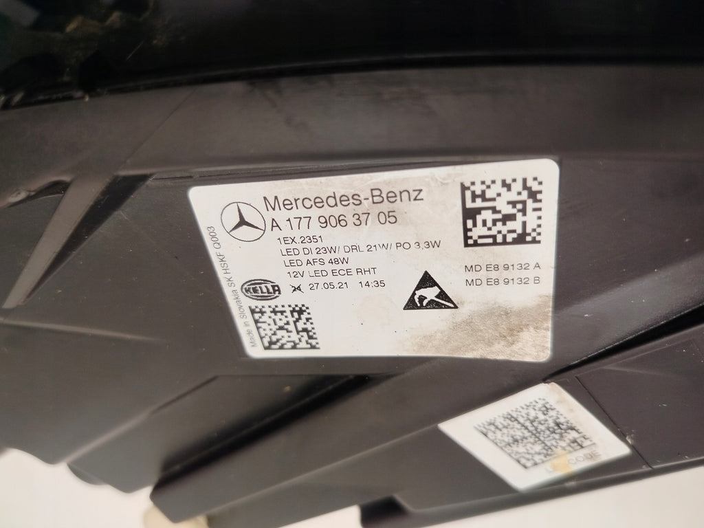 Frontscheinwerfer Mercedes-Benz W177 A1779063705 Full LED Links Headlight SCH7923858127bc