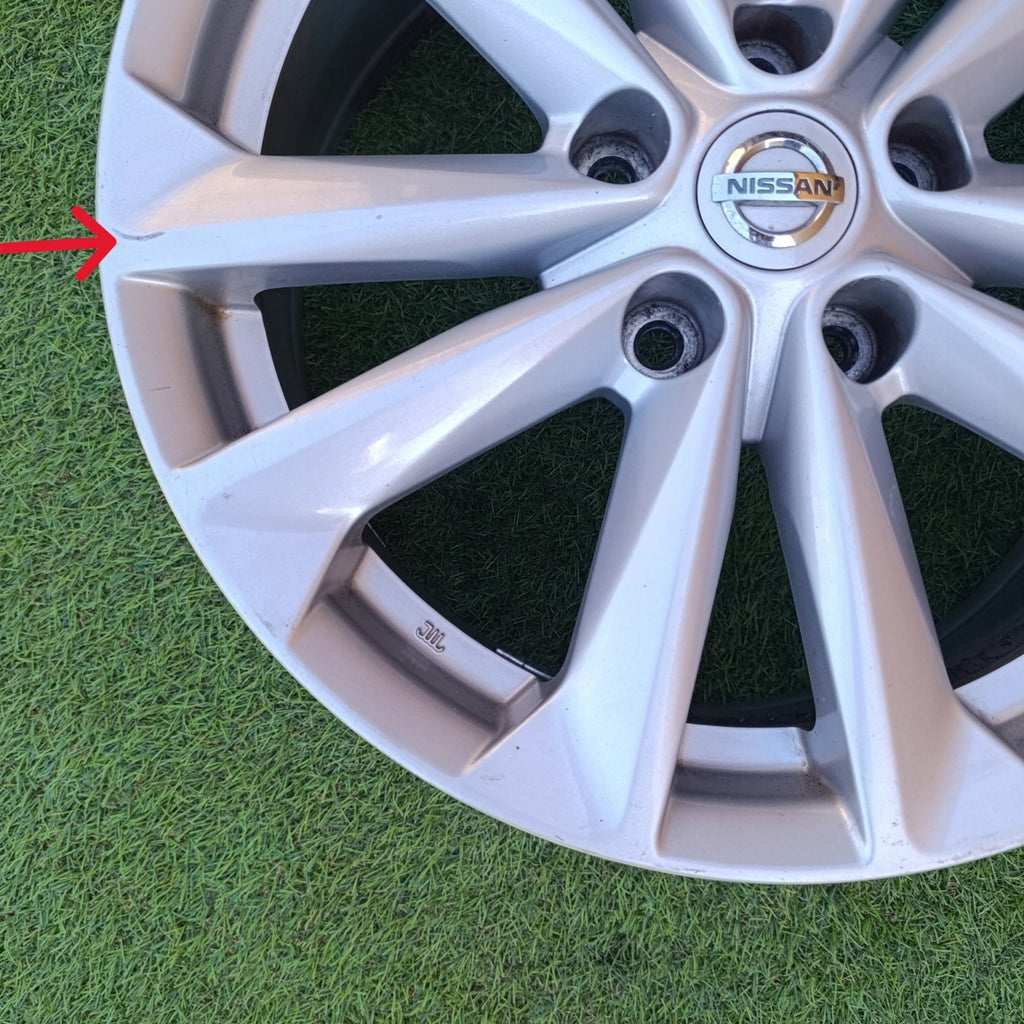 1x Alufelge 17 Zoll 7.0" 5x114.3 20ET 403004EA1B Nissan Qashqai II J11 Rim Wheel FEL5072591348jf