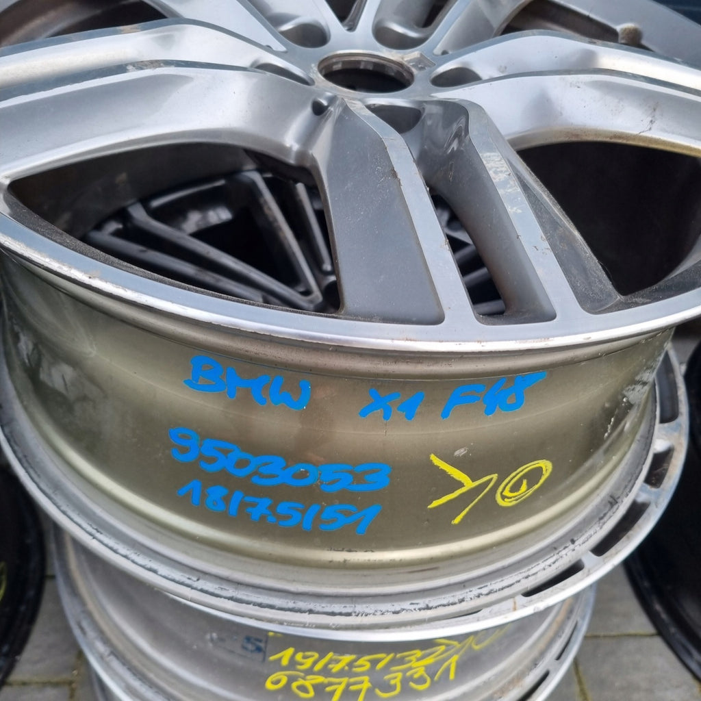1x Alufelge 18 Zoll 7.5" 5x112 51ET Glanz Graphit 9503053 BMW X2 F39 X1 F48 FEL6554269309gj