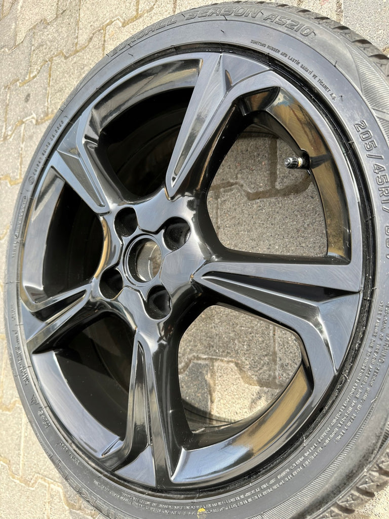 1x Alufelge 17 Zoll 7.0" 4x108 38ET Glanz Schwarz 39182183 Opel Corsa F FEL9531857037bd