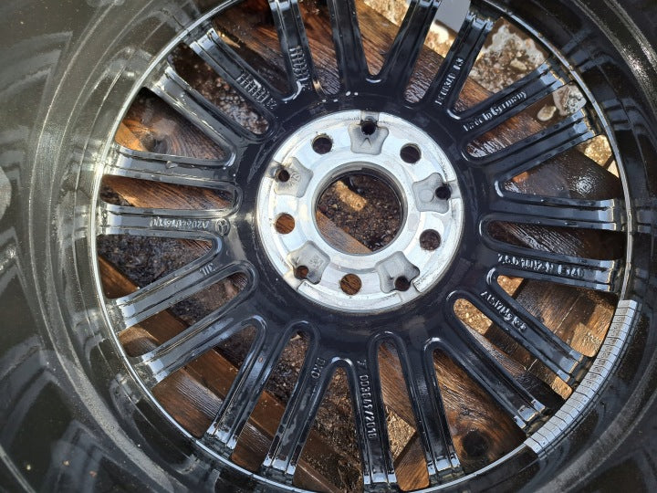 1x Alufelge 18 Zoll 7.5" 5x112 40ET Glanz Schwarz A2064014900 Mercedes-Benz W206 FEL6346064334ub