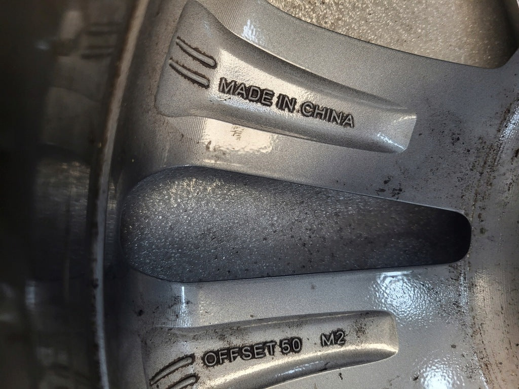 1x Alufelge 17 Zoll 6.5" 5x114.3 50ET Glanz Grau 52910-C8300 Hyundai I10 I20 Mg FEL5911452732jp