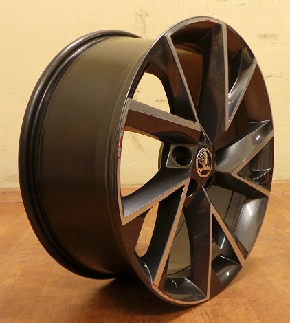 1x Alufelge 19 Zoll 8.0" 5x112 44ET Glanz Graphit 3V0601025AP Mg Superb FEL5018662944hc