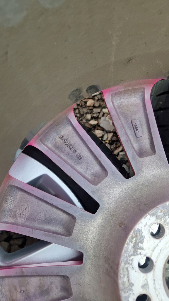 1x Alufelge 19 Zoll 8.5" 5x112 40ET Glanz Seat Rim Wheel