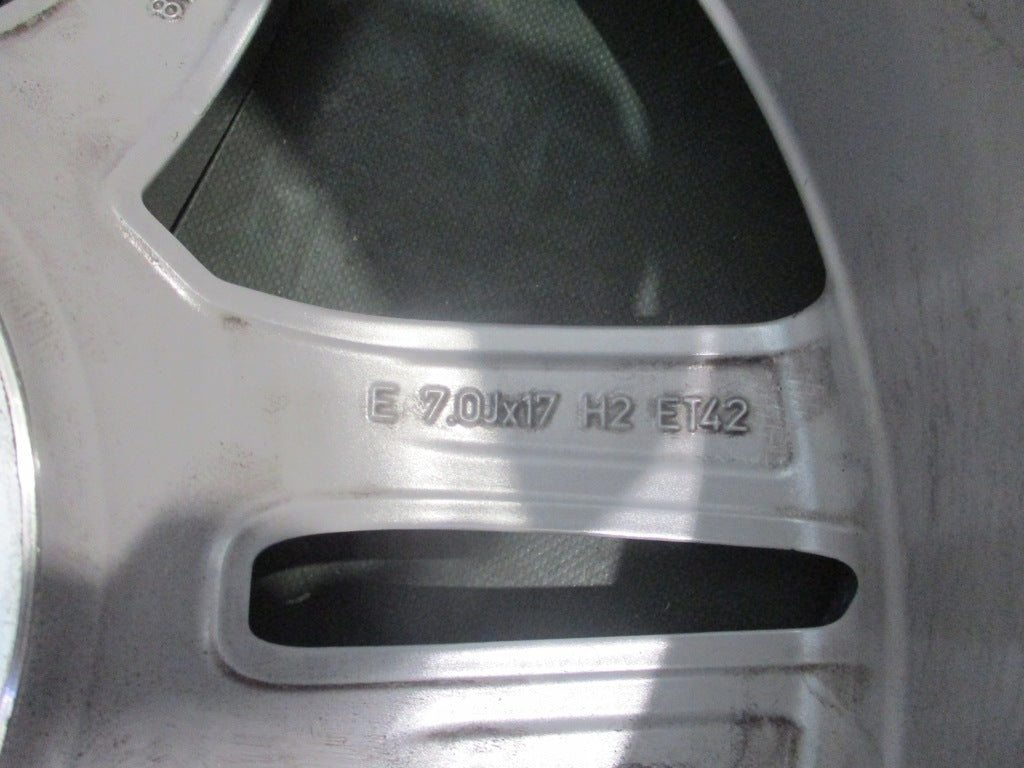 4x Alufelge 17 Zoll 7.0" 5x112 42ET Glanz Silber 8W0601025 Audi Rim Wheel FEL9050018227mr