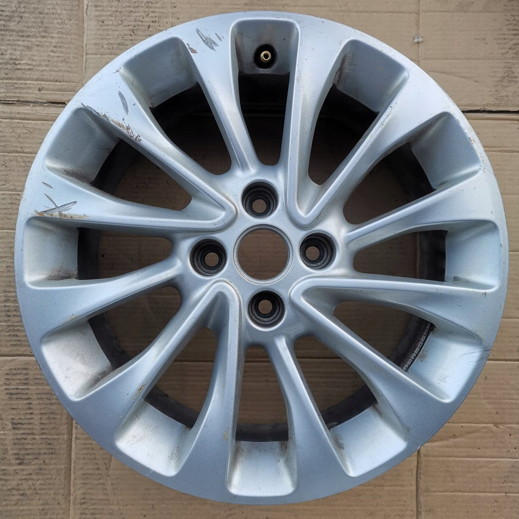 1x Alufelge 16 Zoll 6.5" 4x100 40ET Glanz Silber 13399305 Opel Corsa E Rim Wheel FEL6849892331hm