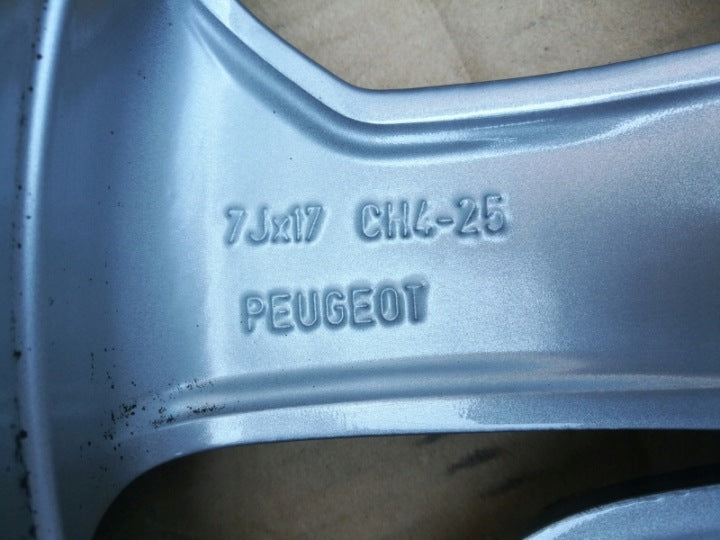 1x Alufelge 17 Zoll 7.0" 4x108 25ET 9673773777 Peugeot Rim Wheel FEL5973136018pd