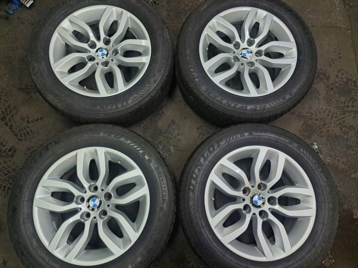 4x Alufelge 17 Zoll 7.5" 5x120 32ET Glanz Silber 6787576 BMW 3 E36 E46 E90 I FEL6811831270wi