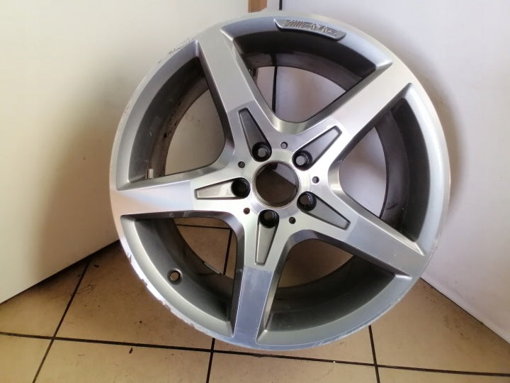 1x Alufelge 18 Zoll 8.5" 5x112 36ET Glanz Grau A1724012702 Mercedes-Benz Slk Mg FEL3418627434ym