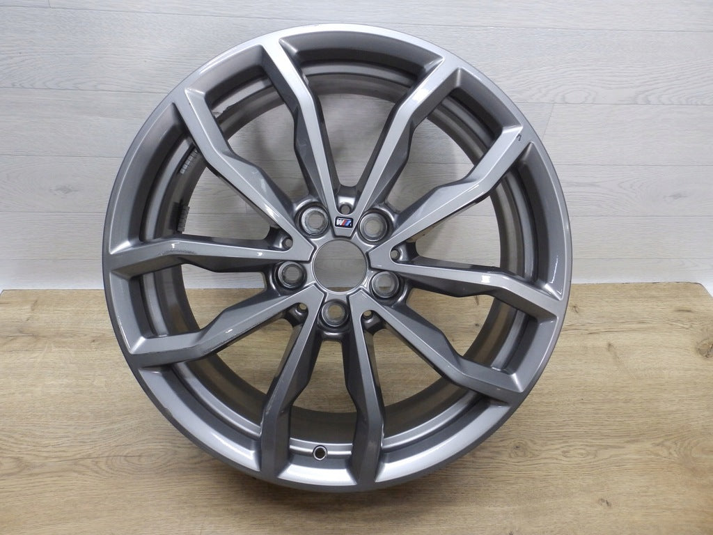 1x Alufelge 18 Zoll 6.5" 5x112 41ET Glanz Grau BMW X1 F48 Rim Wheel FEL1686923929uh