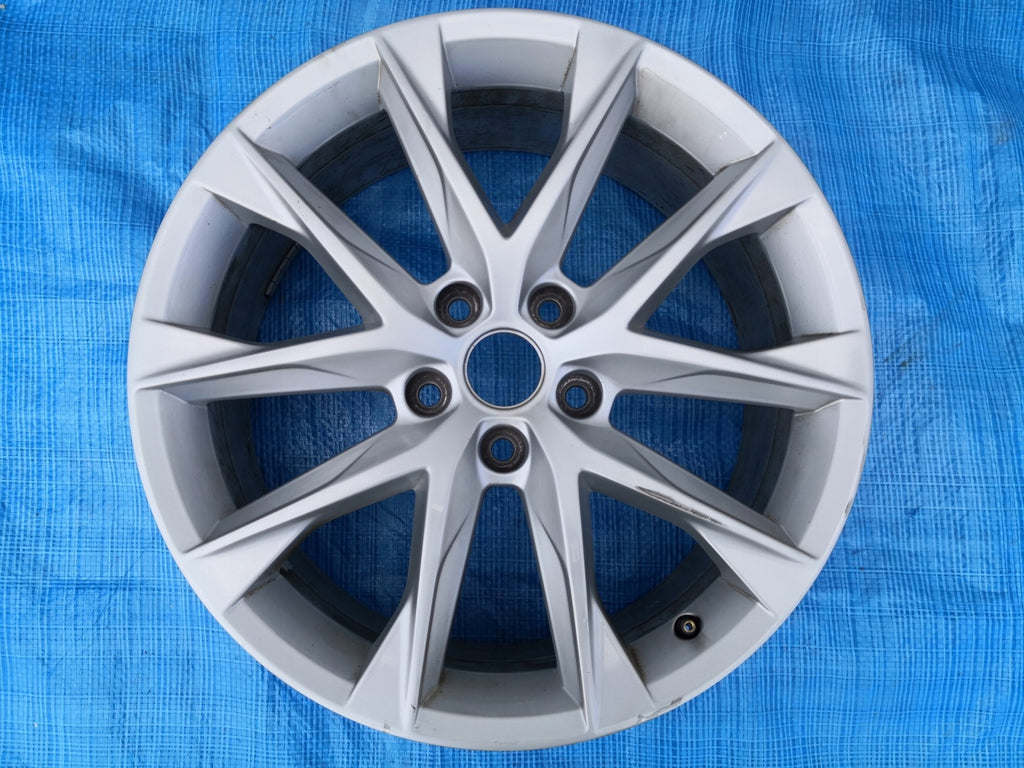 1x Alufelge 18 Zoll 7.5" 5x112 51ET Glanz Silber 5F0601025 Cupra Leon Rim Wheel FEL4624091334jv