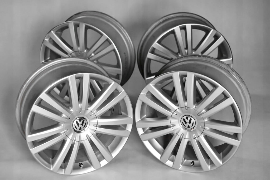 4x Alufelge 17 Zoll 7.0" 5x112 47ET Glanz Silber 1T0601025F VW Touran Golf FEL7066242732qu