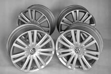 Laden Sie das Bild in den Galerie-Viewer, 4x Alufelge 17 Zoll 7.0" 5x112 47ET Glanz Silber 1T0601025F VW Touran Golf FEL7066242732qu