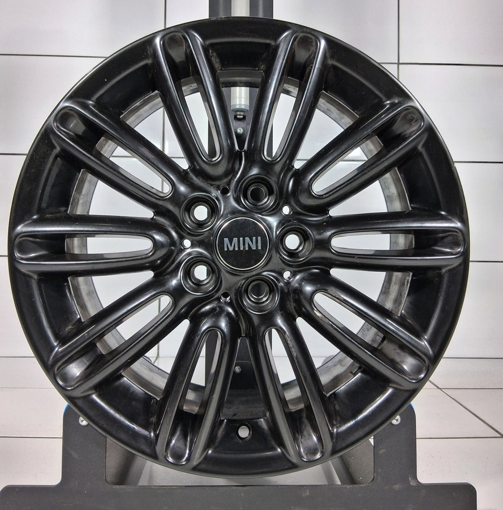 1x Alufelge 16 Zoll 7.0" 5x112 54ET Glanz Schwarz 6898290 Mini F56 F55 Rim Wheel FEL7254849237sn