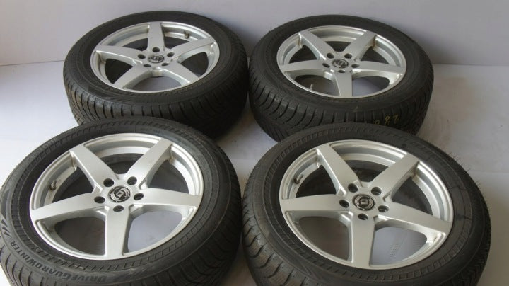 4x Alufelge 17 Zoll 7.5" 5x112 52ET Audi Rim Wheel FEL3434271150ey