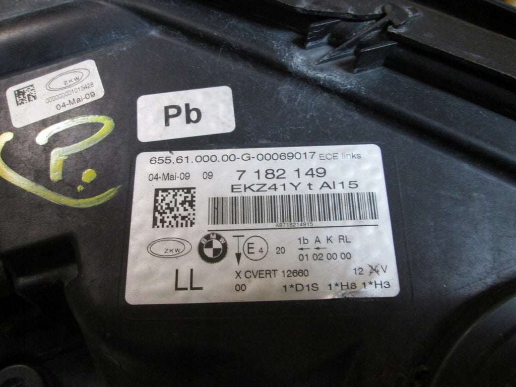 Frontscheinwerfer BMW 7 F01 F02 7182149 Xenon Links Scheinwerfer Headlight SCH5228221766vc