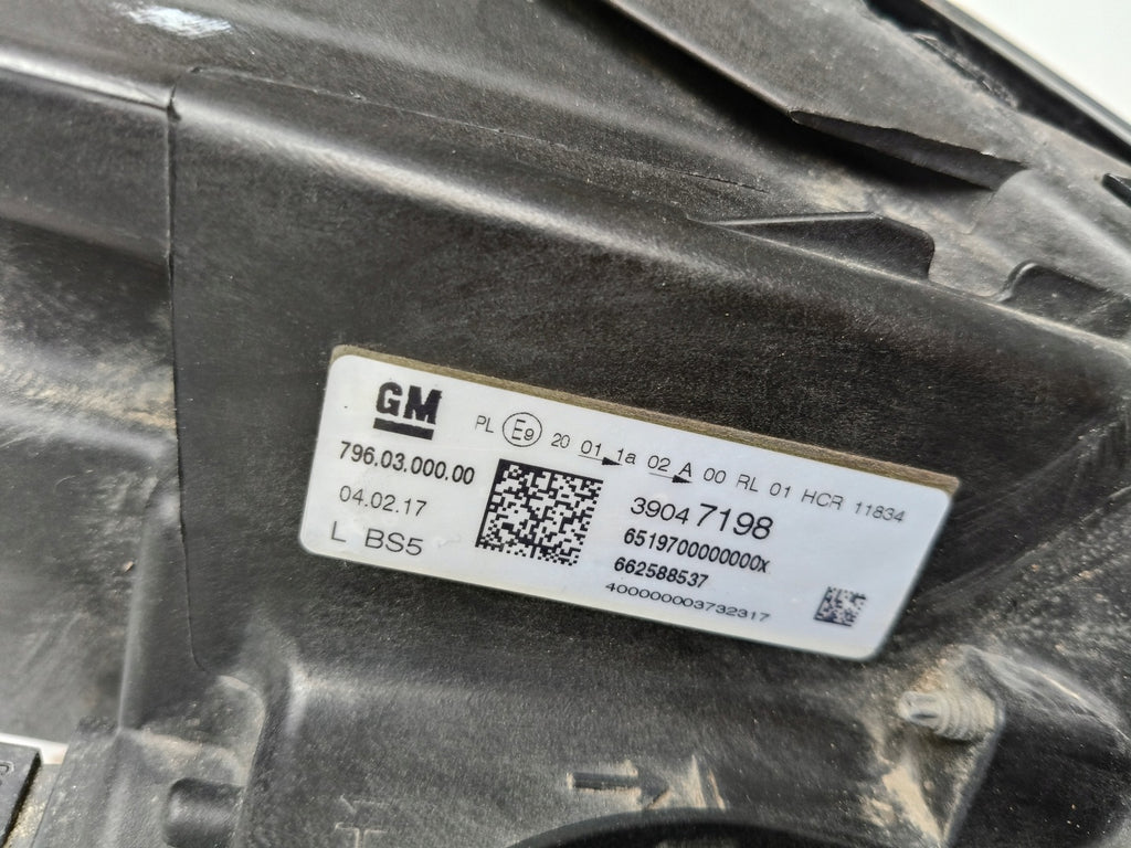 Frontscheinwerfer Opel Astra K 15-39047198 LED Links Scheinwerfer Headlight SCH7471534578ff