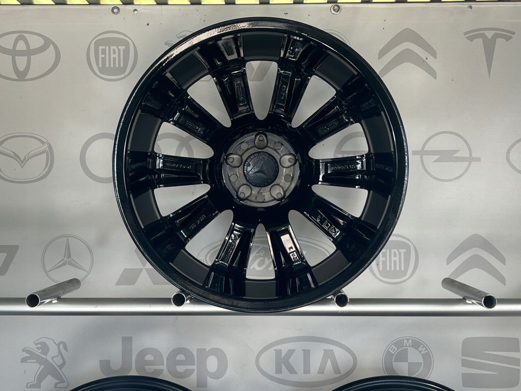 4x Alufelge 19 Zoll 8.0" 5x112 38ET Glanz Schwarz A2534010900 Mercedes-Benz Vito FEL6654722362ay