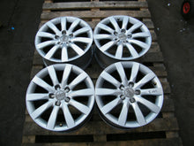 Laden Sie das Bild in den Galerie-Viewer, 4x Alufelge 17 Zoll 8.0" 5x112 47ET Glanz Silber 8T0601025B Audi A4 B8 Rim Wheel FEL1471160156uv