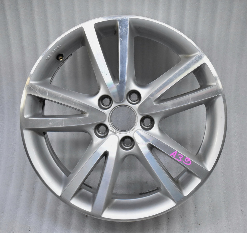 1x Alufelge 17 Zoll 7.0" 5x112 54ET Glanz Silber 1K5071497 VW Golf V Plus