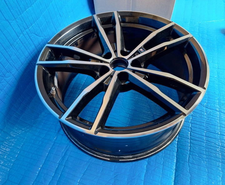 1x Alufelge 19 Zoll 8.0" 5x112 27ET Glanz Schwarz 8089892 BMW 3 G21 G20 FEL5299147421my