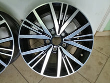 Load image into Gallery viewer, 1x Alufelge 16 Zoll 6.5&quot; 5x112 46ET Schwarz 5G0601025CD VW Golf Rim Wheel