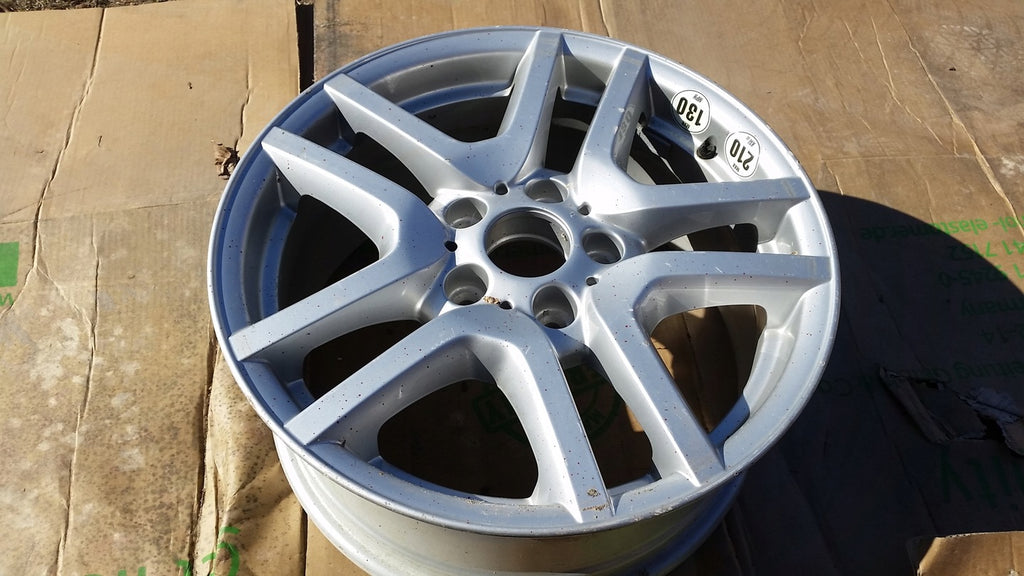 1x Alufelge 17 Zoll 7.5" 5x120 40ET Glanz Silber 6761929 BMW X5 E53 Rim Wheel