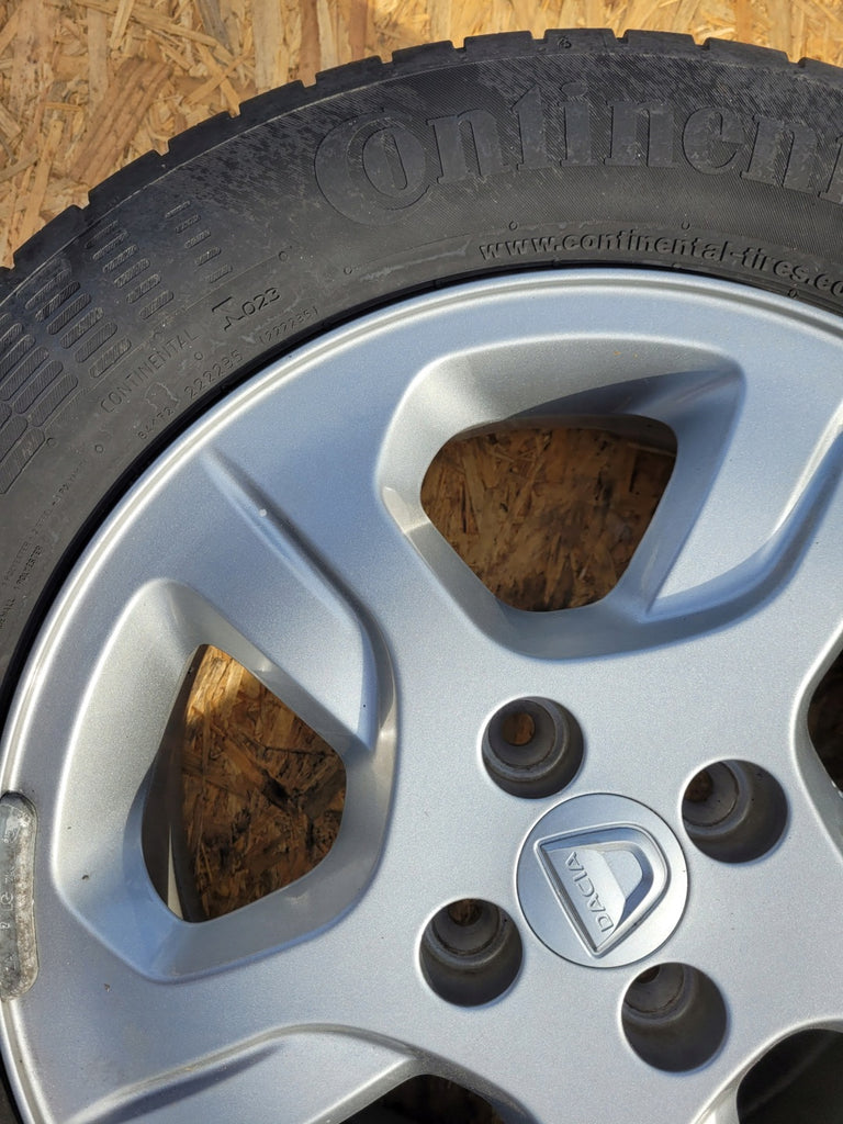 1x Alufelge 15 Zoll 6.0" 4x100 40ET Glanz Graphit 403006822R 403007069R Dacia FEL9678864750wc