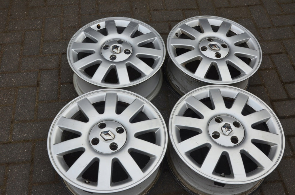 4x Alufelge 16 Zoll 6.5" 4x100 43ET Silber Renault Clio IV Iii Rim Wheel FEL8007993238fb