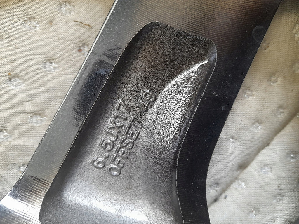 1x Alufelge 17 Zoll 6.5" 4x100 49ET Glanz Graphit 52910-H8500 Kia Stonic Mg