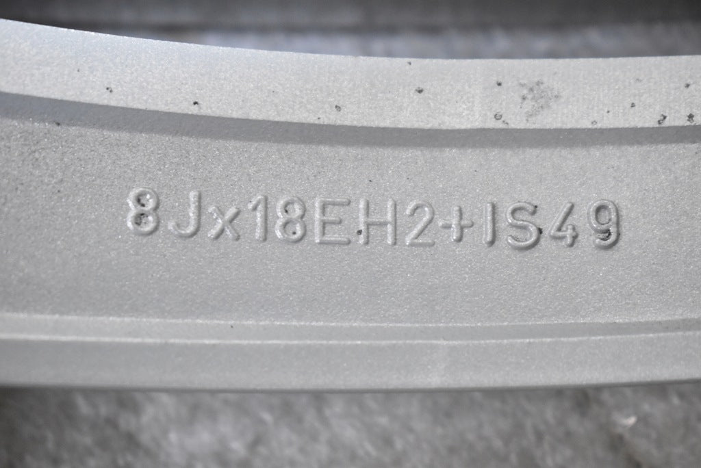 1x Alufelge 18 Zoll 8.0" 5x120 49ET Glanz Silber 8036940 BMW E46 1 E81 E87 FEL2680790674gm