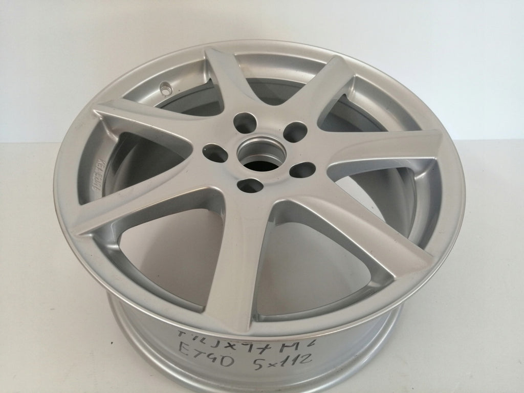 1x Alufelge 17 Zoll 7.5" 5x112 40ET Glanz Silber TTY78SA40 Rim Wheel FEL3630449901he