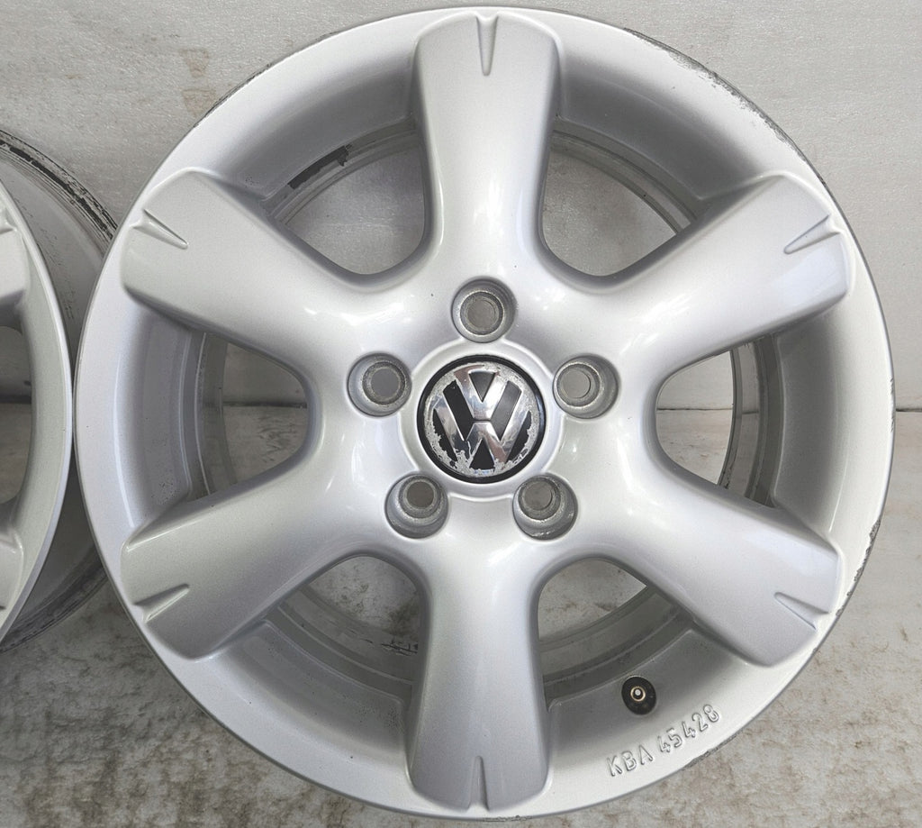 4x Alufelge 15 Zoll 6.5" 5x112 50ET 1K0601025S Audi A6 A4 Golf VIII I Rim Wheel FEL3325128970rt
