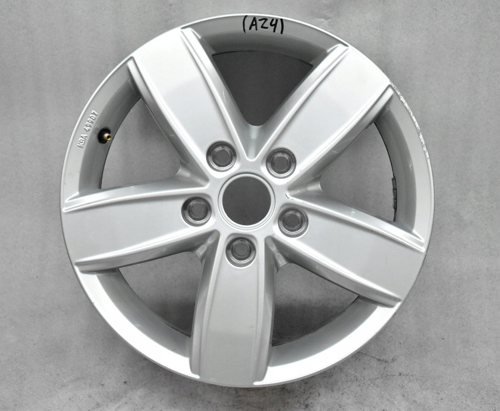 1x Alufelge 16 Zoll 6.5" 5x120 51ET Glanz Silber 7E0071496, KBA49907 VW Multivan