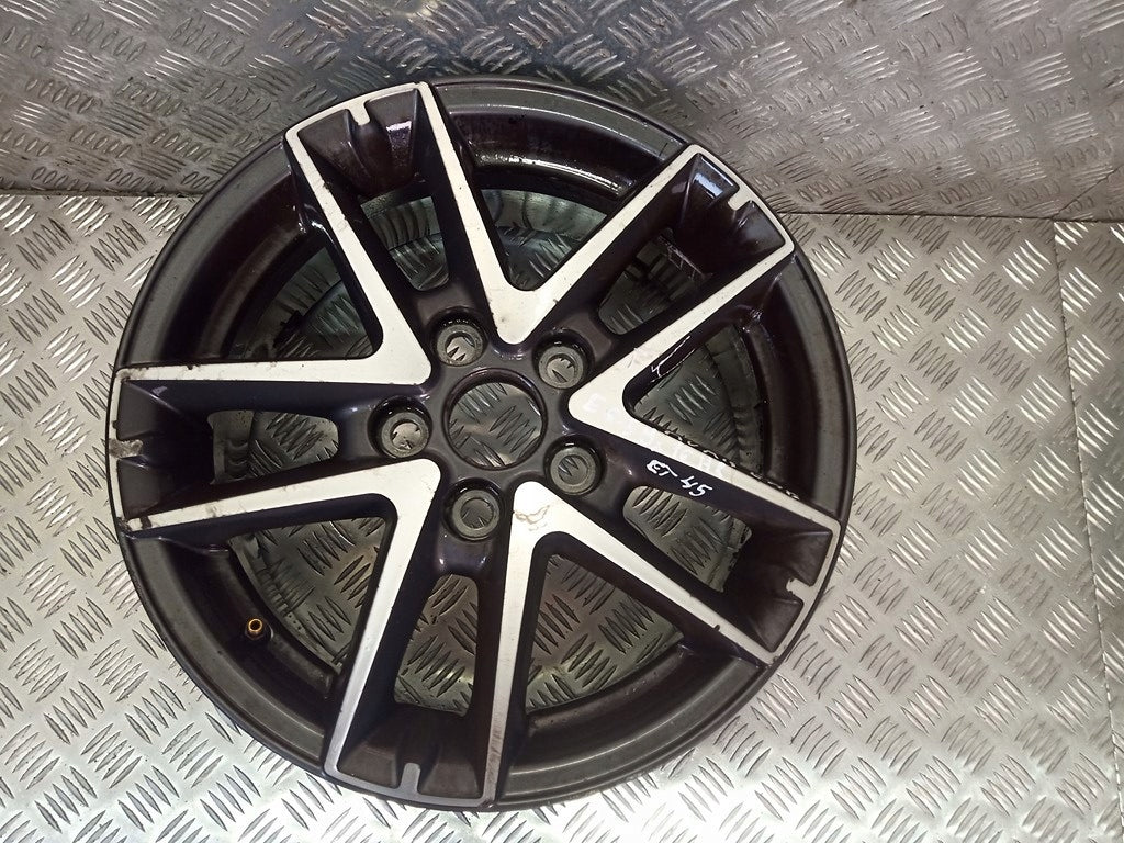 1x Alufelge 16 Zoll 6.5" 5x114.3 Toyota Auris Rim Wheel FEL9118723365ot