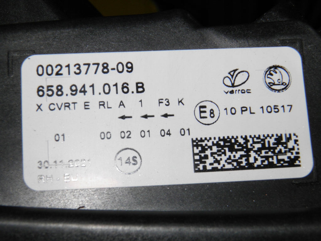 Frontscheinwerfer Skoda Kamiq 658941016B LED Rechts Scheinwerfer Headlight SCH6735279055sc