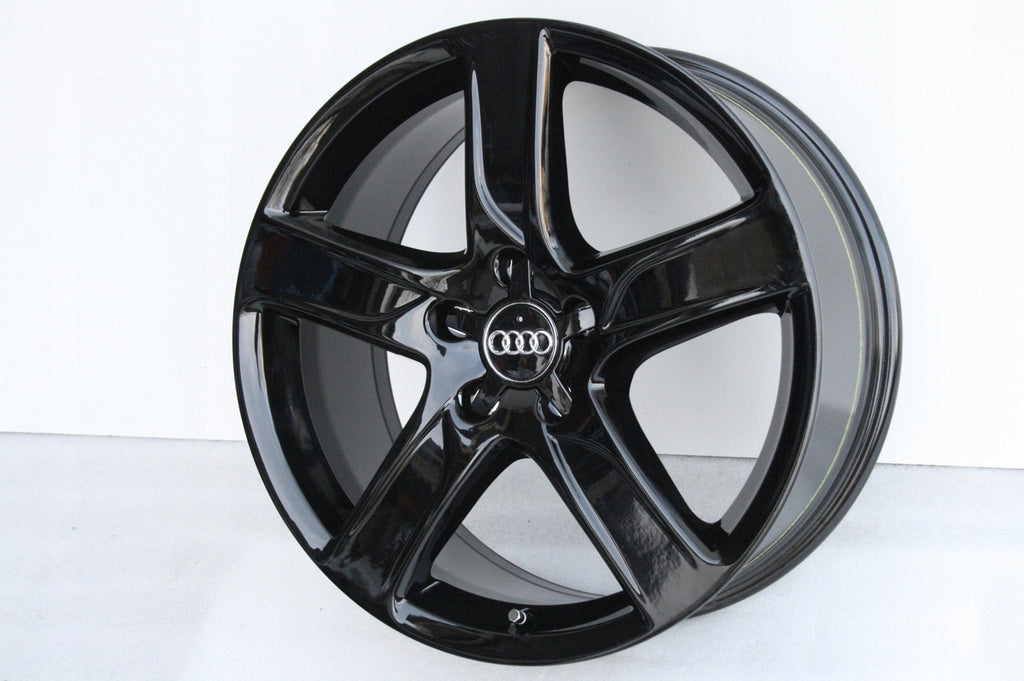 4x Alufelge 18 Zoll 8.0" 5x112 41ET Glanz Schwarz 4G9601025E Audi A6 Allroad