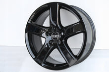 Laden Sie das Bild in den Galerie-Viewer, 4x Alufelge 18 Zoll 8.0&quot; 5x112 41ET Glanz Schwarz 4G9601025E Audi A6 Allroad