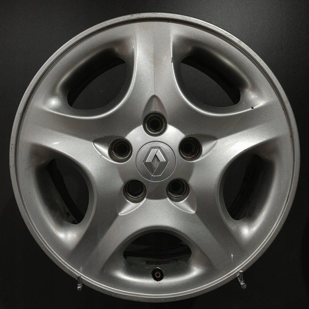 4x Alufelge 15 Zoll 6.5" 5x108 50ET Silber Renault Laguna I Rim Wheel FEL9777674947ny