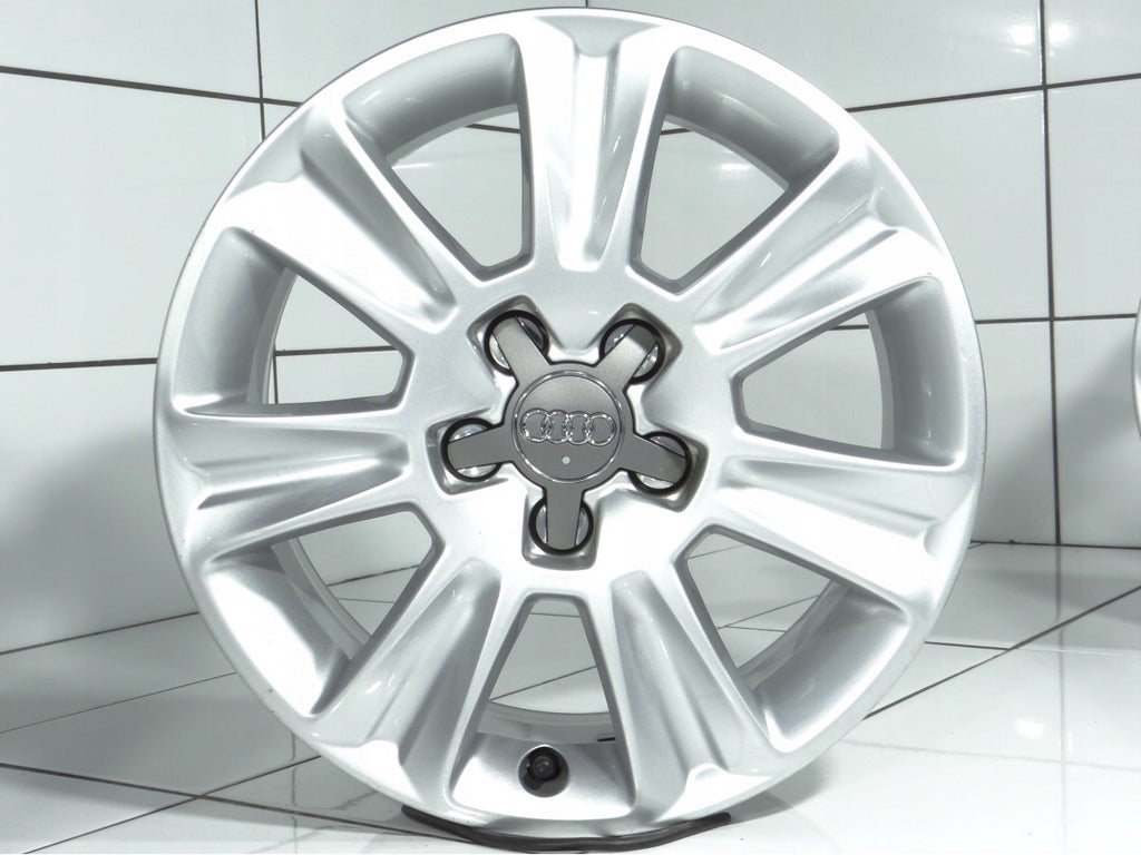 1x Alufelge 15 Zoll 6.5" 5x100 34ET Silber 8X0601025AQ Audi Rim Wheel