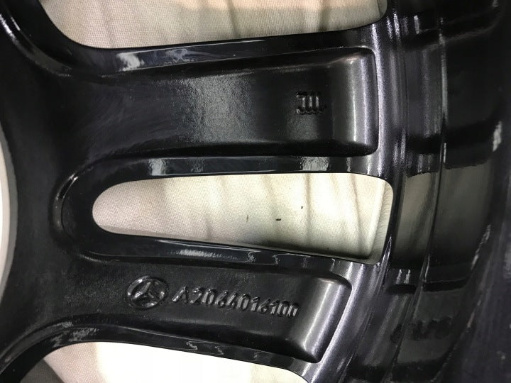 1x Alufelge 17 Zoll 8.0" 5x112 49 5ET Glanz Schwarz A2064016100 Mercedes-Benz FEL2252822712kr