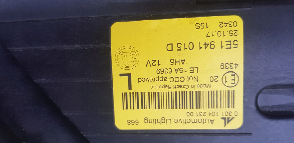 Frontscheinwerfer Skoda Octavia III 5E1941015D Full LED Links Headlight SCH4310679596dy