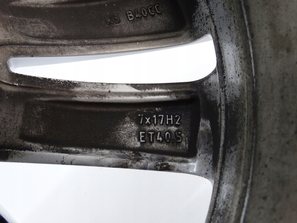 1x Alufelge 17 Zoll 7.0" 5x108 40,5ET Glanz Silber 31471309 Volvo S60 V60
